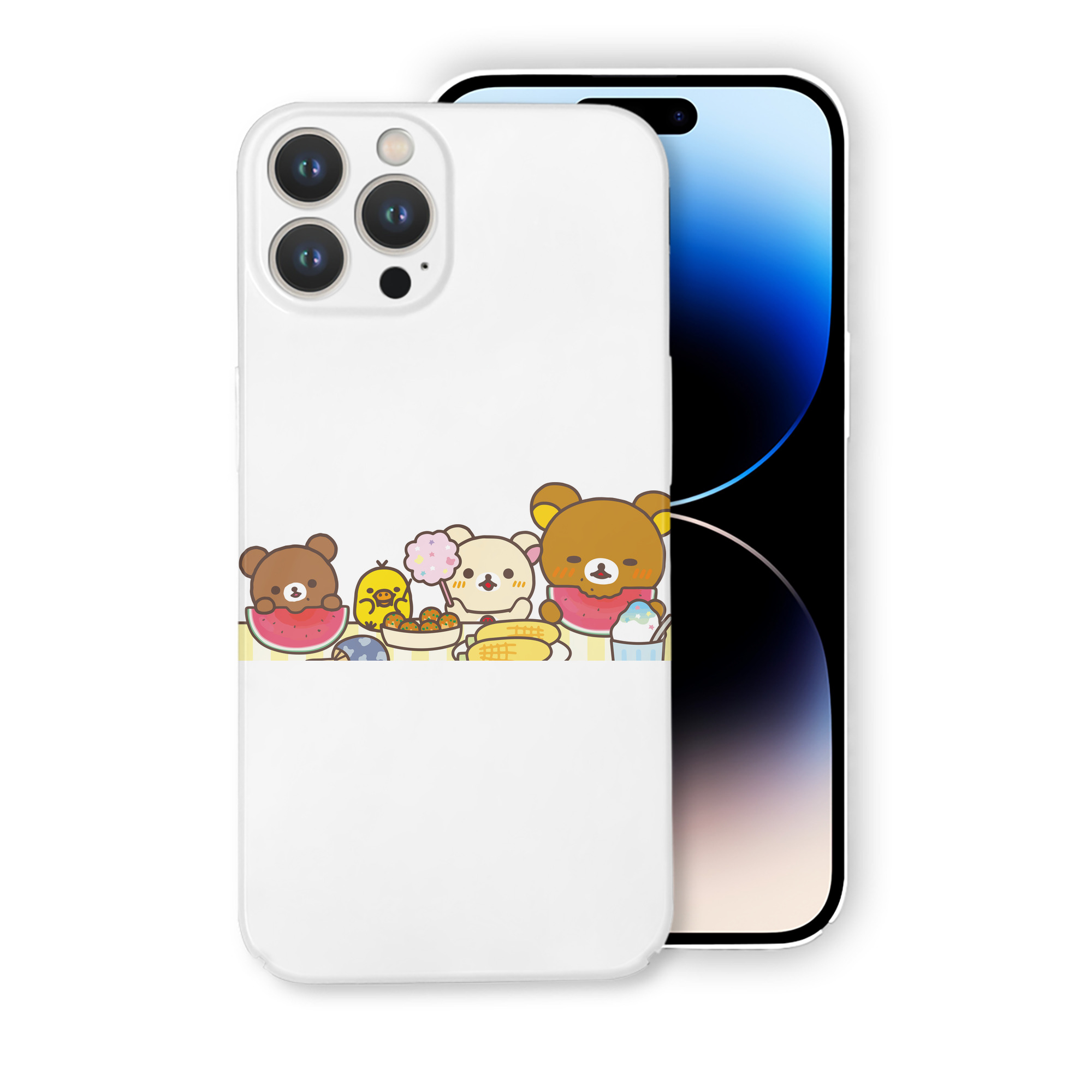 （画像用） リラックマ リラックマ キイロイトリ Rilakkuma Korilakkuma Kiiroitori 【iPhone 14シリーズ対応】ハードケース